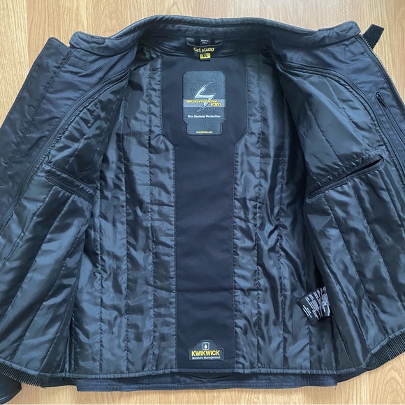 Scorpion Exo Skeletal Protection Get Stung Leather Motorcycle Jacket Liner XL - Picture 7 of 16